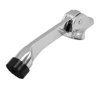 VINTORKY Fermaporta per Pavimento a Forma di Ferro di Cavallo in Lega di Zinco Regolabile Pedale Bloccante per Protezione Porta Casa Argento 5.1X1.6X1 Pollici