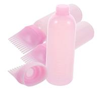 VINTORKY Flaconi Applicatore Pettine per Radici per Chioma 3 Pezzi, Flacone per Olio Chioma Facile da Spremere, Bottiglie per Tinture e Permanenti Salone e Uso Domestico