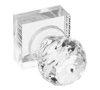 VINTORKY Gadget Per Il Trucco Buio Premendo Piatto Fare Ombre Attrezzo Stamper Ombra Timbro Per Fard Premere Applicazione Neutro Occhio Stampatore in Polvere Arrossire Transparent Acrilico