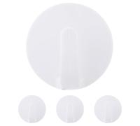 VINTORKY Ganci Magnetici da Frigorifero 4 Pezzi Bianchi in Abs Magnete