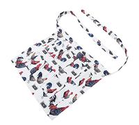 VINTORKY Grembiule Porta-uova in Stoffa Resistente Tasche Multiple a Forma di Oca, Taglia M, Raccolta Uova per Galline, Oche e Quaglie, Adatto per Lavoro in Fattoria e Cucina