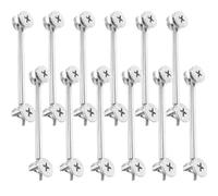 VINTORKY Kit da 20 Set di Raccordi per Mobili Connettore Doppia Asta in Ferro e Lega di Zinco, Leggero e Resistente, per Mobili e Armadi Pannelli