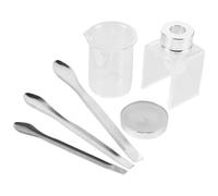 VINTORKY Kit Riparazione Rossetto e Misurino in Plastico Fai da Te con Stampo in Silicone Sicuro e Comodo, per Principianti e Appassionati, per Crafting e Riparazioni On The Go