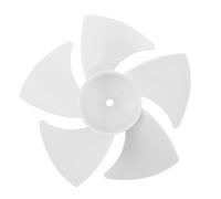 VINTORKY Lama di Ricambio per Ventilatore da Terra in Plastica Bianco 5 Pale, Ottimizza il Flusso d'Aria per Magazzino e Grandi Ambienti, 1 Pezzo, 19.00x19.00x4.50 cm