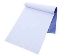 VINTORKY Libro Mastro Contabile A4 Verticale per Inventario e Registrazione Scorte Registro Dettagliato Entrate Uscite, Quaderno Linguette per Gestione Magazzino e Uso Ufficio, Controllo