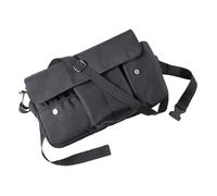 VINTORKY Marsupio Porta Pennelli da Trucco in Tela Resistente Tasche Multiple, Organizer Cosmetico Compatto per Artisti del Make-up, Borsa Portatrucchi da Viaggio per Uso Quotidiano e