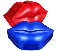 VINTORKY Maschera Idratante le Labbra 2 Scatole Gel a Base di Acqua e Glicerolo, Riduce le Rughe e Previene la Secchezza, per Banchetti e Compleanni