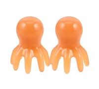 VINTORKY Massaggiatore Manuale per Capelluto 2 Pezzi Pettine a Forma di Polpo, Strumento Portatile per Massaggio Terapeutico e Sollievo da Tensioni, per Uso Personale e Benessere