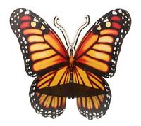 VINTORKY Mensola Angolare a Farfalla in Legno da Parete Portaoggetti, per Ufficio e Decorazione Murale Soggiorno, Mensola Galleggiante Rustica