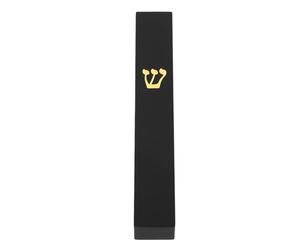 VINTORKY Mezouzah Religiosa in Acrilico Nero e Resistente per Porta d'Ingresso Uso Domestico Ebraico