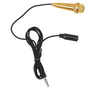 VINTORKY Microfono Piccolo per Strumenti Vocali Microfoni per Telefono Portatili Realizzato in Lega di Alluminio e Magnesio Robusto e Durevole Compatibile Diverse Applicazioni di Canto