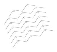 VINTORKY Molle per Forbici da Potatura Piccole 20Pezzi in Acciaio Argento Set per Uso nel Giardinaggio Professionale