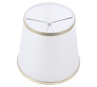 VINTORKY Paralume Oro per Lampadario Clip Compatibile, Protezione per Lampade, Design Trasparente in Metallo, per Ufficio e Soggiorno