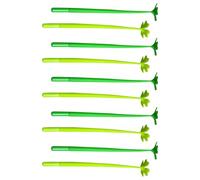 VINTORKY Penna Gel a Quattro Foglie 0,5 Mm Set da 10 Pezzi Fiore Artificiale, Penna Kawaii per Studenti, Design Ergonomico per Scrivere, Disegnare e Prendere Appunti