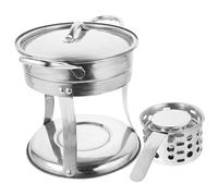 VINTORKY Pentola Hot Pot Inossidabile con Manici Antiscottatura per Single Hot Pot Design per Ed Pratiche e Durevoli