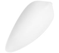 VINTORKY Porta Cucchiaino da Tè in Ceramica Bianco, Paletta Portatile Multiuso per Infuso e Zucchero, Design Creativo Decorativo per Uso Domestico e Degustazione