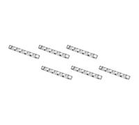 VINTORKY Portapenne Set da 6 Pezzi Design Leggero e Compatto in Acrilico Trasparente 5 Scomparti per Manicure per Salone di Unghie o Utilizzo Fai da Te