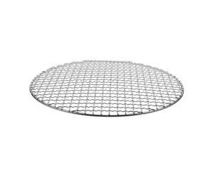 VINTORKY Rete per Barbecue Rotonda, Rete Metallica per Barbecue, Ferro, Argento, Mesh Alimentare, Leggera, per Grigliate All'aperto