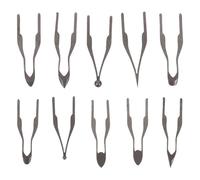 VINTORKY Set 10 Punte per Pirografia in Metallo ad Alta Impedenza, Accessori per Penna Pirografica per Incisione e Ombreggiatura su Legno, Kit Professionale per Progetti di Artigianato