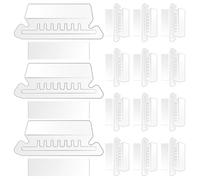 VINTORKY Set 110 Linguette per Cartelle Sospese Inserti Staccabili, Etichette Trasparenti in Pvc per Archiviazione e Organizzazione Documenti, Adatte a Raccoglitori Portadocumenti