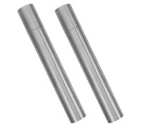 VINTORKY Set 2 Pezzi Tubo Porta Certificato in Acciaio Inox, Contenitore Cilindrico per Documenti e Certificati di Nascita, Portadocumenti Resistente per Ufficio e Casa