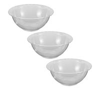 VINTORKY Set 3 Bacinelle Lavabo Viso in Acrilico Trasparente, Portatile per Pulizia Viso e Gestione Pelle, Design Coreano Raffinato per Saloni di Bellezza e Casa