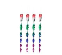 VINTORKY Set 4 Bastoncini Riflettenti per Uccelli da 30 Cm, Aste di Plastica Eco-compatibili per Giardino e Balcone, Repellente Naturale per Controllo Piccioni e Volatili