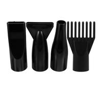 VINTORKY Set 4 Pezzi Ugelli Concentratori e Diffusori in ABS Ugello Pettine e Soffiatore, Accessori per Asciugacapelli, per Toelettatura di Cani e Gatti, Uso Professionale e Domestico