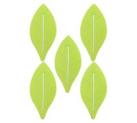 VINTORKY Set 5 Pezzi Spremi Tubetto Dentifricio in Plastica Verde, Controllo Quantità Estrusione, per Tubetti di Crema e Schiuma Detergente, Uso Domestico