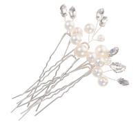 VINTORKY Set 6 Fermagli Chioma da Sposa Imitazione, U Shape Leggeri e Flessibili per Occasioni Speciali e Matrimonio