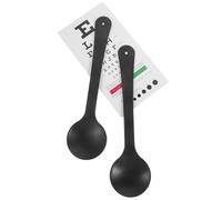 VINTORKY Set Occlusore per Esame della Vista Portatile con Tabelle Oculistiche Bifacciali Snellen e Rosenbaum per Optometristi, Oftalmologi, Scuole e Uso Domestico