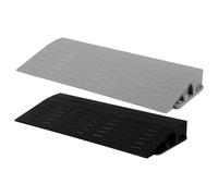 VINTORKY Small Ramp for Door Step in Plastica 2 Pezzi Universale per Robot Spazzante Antiscivolo Soglie e Accessi