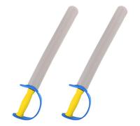 VINTORKY Spade di Schiuma, Morbide e Sicure in Eva Blu, per Addestramento di Scherma e Giochi di Ruolo a Feste Medievali (2 Unità)