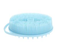 VINTORKY Spazzola da Bagno per Silicone Doppia Superficie e Gancio, Scrub Corpo Sensoriale Morbido per Doccia e Massaggio, per Cura Delicata della Pelle Infantile