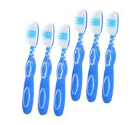 VINTORKY Spazzolino Da Denti Mini Set 6 Pezzi Con Testina Grande Morbida Per Uso Carcerario, Manico Corto e Design Anti-suicidio Per Istituti Penitenziari e Centri Di Detenzione