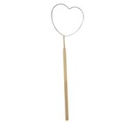 VINTORKY Specchio Forma Di Cuore Per Extension Ciglia Strumento Di Bellezza Portatile Inossidabile Per Applicazione Ciglia Naturali e Finte Design Ergonomico e Resistente Efficienza e