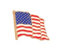 VINTORKY Spilla Bandiera Nazionale Americana in Lega Creativa, Non Sbiadisce e Non Si Rompe, Accessorio per Uomo e Donna in Viaggi o Pubblicità