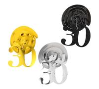 VINTORKY Spirali Decorazione di Nero 30 Pezzi Argento in Plastica e Festa Compleanno Tredicesimo Decennio Durabilità Premium per Celebrazioni Intime