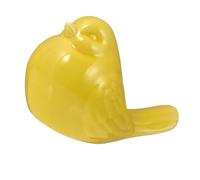 VINTORKY Statuetta e Posizionamento Stabile, Decorazione in Gialla a Forma di Volatile Superficie Liscia in French Country per Soggiorno e Casa