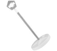 VINTORKY Supporto da Pavimento per Asciugacapelli in Acciaio Inox Regolabile 59-127 Cm, Porta Asciugacapelli a Mani Libere per Toelettatura Animali Domestici, Fissatore Stabile Salva