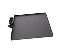 VINTORKY Supporto in Metallo e Spugna per Microfono da Terra, 23x16,5 Cm Nero Porta Accessori per Streaming e Registrazione
