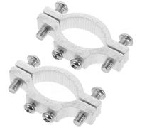 VINTORKY Supporto per Specchietto Retrovisore per Moto 2 Pezzi, Staffa di Serraggio in Lega di Alluminio per Manubrio, Compatibile Fari per Motociclette e Bici Elettriche, Montaggio