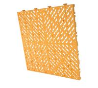 VINTORKY Tappetino Drenante in Plastica Resistente Chimico per Autolavaggio Piastrelle Modulari Antiscivolo Incastro Quadrate con Elevata Capacità Carico per Pavimenti Autolavaggio e
