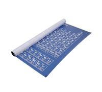 VINTORKY Tavola Periodica Elementi Poster Educativo Blu Scuro Didattica Scolastica Facile per Casa e Aula Illustrazione Elementi con
