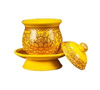 VINTORKY Tazza Sacrificale in per Offerte Buddiste Tazza Decorativa Coppa per Santa Accessori Feng Shui per Pratiche Spirituali per Pratiche Buddiste