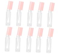 VINTORKY Tubi Vuoti per Lip Gloss 3ml 10 Pezzi Contenitori in Plastico Ricaricabili per Lip Balm e Rossetto Fai da Te per Viaggi di Lavoro