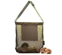 Vintree Borsa per la raccolta della frutta e dei funghi in rete, borsa per la caccia ai funghi, borsa per il foraggiamento pieghevole, multiuso