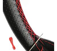 Vintree Coprivolante in Pelle Universale Microfibra da Cucire per Volante dell Auto Traspirante e Antiscivolo 38 cm Coprivolanti Fai da Te in Pelle Morbida Microfibra