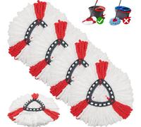 Vinuwu 5Pack testine di ricambio compatibili con Mocio Vileda Turbo Smart/O