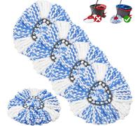 Vinuwu 5Pcs testine di Ricambio Mocio Compatibili con Vileda H2prO Spin Mop